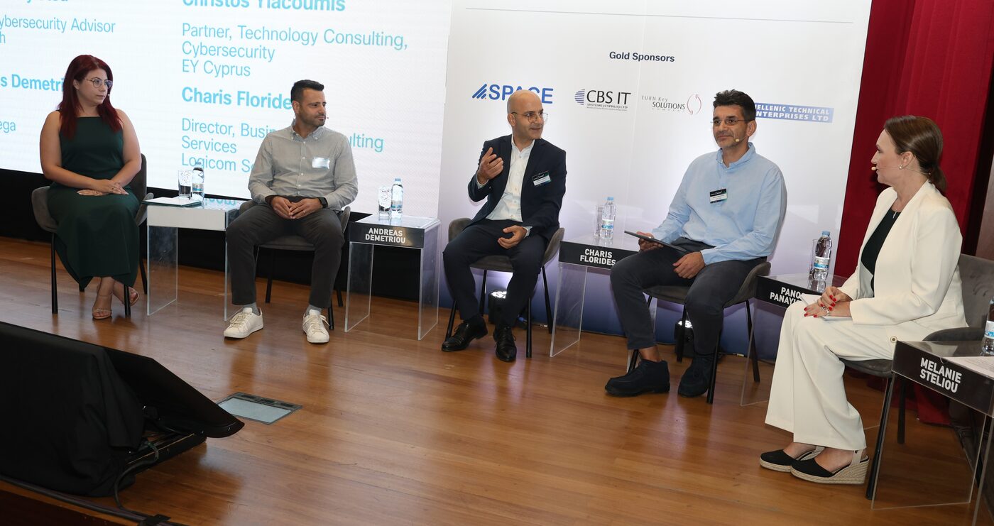 Panos Panayiotou on a cybersecurity panel